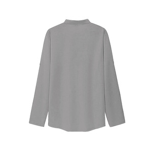 Men's Long Sleeve <b>Waffle</b> Polo <b>Shirt</b> Solid Color Button Front Casual Cotton Bamboo Fiber Regular Fit Spring Autumn Wear - Product Image 2