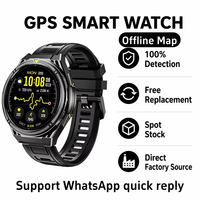 Nouvelle Montre Connectée Sportive Robuste X2 Pro 2026 pour l'Extérieur, Écran AMOLED, GPS, Cartes Hors Ligne, Boussole, 5ATM, Plus de 100 Entraînements, Montres Intelligentes Personnalisables