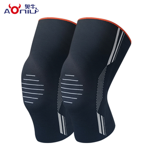 Genouillères <span class=keywords><strong>de</strong></span> sport unisexes en spandex et nylon respirantes et légères, compression, basketball, course en plein air, protection, soulagement du ménisque - Product Image 1