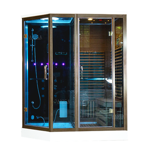 <span class=keywords><strong>Sauna</strong></span> a <span class=keywords><strong>infrarossi</strong></span> <span class=keywords><strong>e</strong></span> bagno turco con doccia a vapore chiusa - Product Image 2