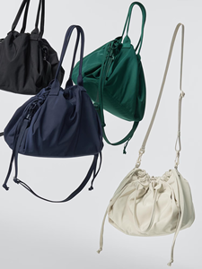 Borsa leggera con coulisse, borsa a tracolla, borsa a mano per viaggi, lavoro, palestra - Product Image 1