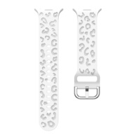 Correa de Reloj de Silicona con Grabado de Leopardo para Samsung Galaxy Watch 8 40/44mm Watch 8 Classic