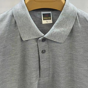 เสื้อยืดผู้ชายไซส์ใหญ่ ผ้าถัก กันยับ มีกระเป๋าเสื้อ แขนสั้น พิมพ์ลายโลโก้ ปรับแต่งได้ ผลิตจากโพลีเอสเตอร์และผ้าฝ้าย เหมาะสำหรับเล่นกอล์ฟ - Product Image 3