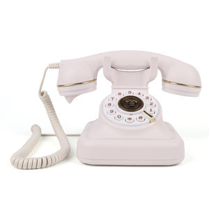 Diseño europeo Oficina en casa Llamador analógico IID Teléfono con cable fijo con llave grande Teléfonos de una sola línea Teléfonos vintage - Product Image 1