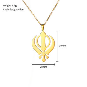 FUTUJI Acero inoxidable <span class=keywords><strong>Escritura</strong></span> Hindú proceso de corte colgante <span class=keywords><strong>escritura</strong></span> <span class=keywords><strong>jeroglífica</strong></span> templo hindú para el hogar - Product Image 2