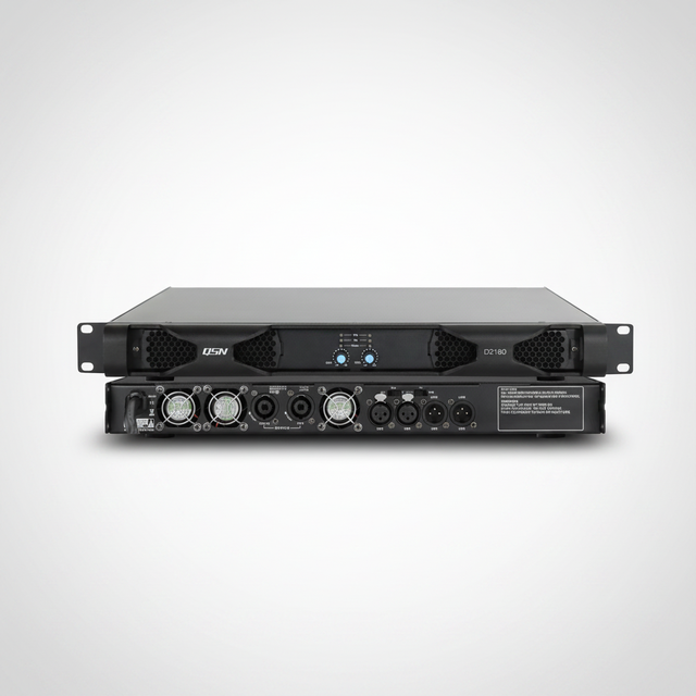Power Amplifier 2 Channel  Class-D  1800WX2  Professional Amplifier D2180