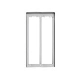 Cadre pour 2 plaques en aluminium de 3 m, profilés en aluminium de 41,8 x 22,7 x 5,4 cm - Product Image 1