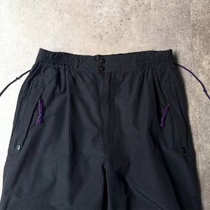 OEM Custom di alta qualità uomo nero largo Oversize con cerniera a <span class=keywords><strong>fondo</strong></span> aperto <span class=keywords><strong>pantaloni</strong></span> larghi <span class=keywords><strong>in</strong></span> Nylon poliestere <span class=keywords><strong>elastico</strong></span> <span class=keywords><strong>in</strong></span> vita per gli uomini - Product Image 3