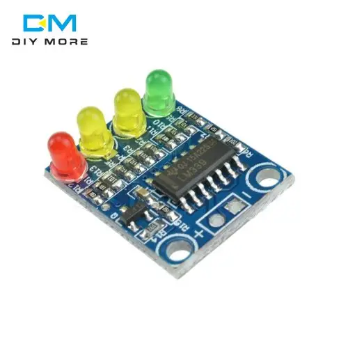 LM339 12V Electric Quantity 4 Power Indicator Battery Detection Module for Arduino