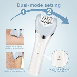 Épilateur multifonction pour femme, électrique, rechargeable, étanche, 6-en-1, pince à épiler en acier inoxydable, utilisation en camping-car et en voiture, garantie 1 an en anglais - Product Image 5