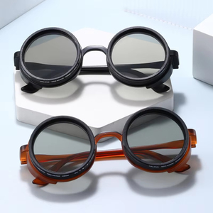 แว่นกันแดดโพลาไรซ์ทรงกลม รุ่น Retro ND9-level ปี 2026 ปรับความเข้มแสงได้ ป้องกันรังสียูวี 400 สไตล์พังก์ สำหรับผู้ชายและผู้หญิง เหมาะสำหรับกิจกรรมกลางแจ้ง - Product Image 3