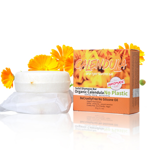 Organisches Natürliches Ringelblumen-Essenz-Shampoo mit Blumenduft Kräuter-Haarwäsche Anti-Schuppen-Seife Ölkontrolle Haarpflege - Product Image 3