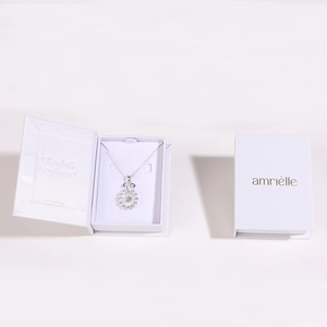 กล่องใส่เครื่องประดับกระดาษรีไซเคิลแม่เหล็กแบบปรับแต่งได้ รูปทรงหนังสือ ดีไซน์ใหม่ กล่องใส่แหวนแบบพิเศษสำหรับจัดเก็บ - Product Image 5