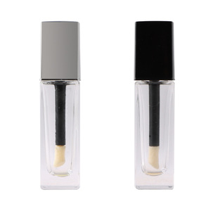 MLM Hot Sale OEM Custom 12ml Frosted Glass Lip Gloss <b>Bottle</b> <b>Brush</b> Applicator Concealer Foundation Liquid Packaging Wholesale - Product Image 1
