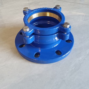 Adaptateur de bride de retenue universelle réductrice en fonte ductile avec joint EPDM pour <span class=keywords><strong>tuyau</strong></span> en <span class=keywords><strong>PEHD</strong></span> - Product Image 2