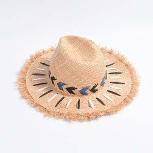 Chapeau de paille souple en raphia fait main pour homme et femme, idéal pour le printemps, l'été, les vacances, les voyages en bord de mer et la plage - Product Image 3
