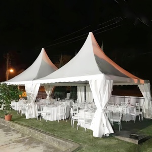 Foerstine Vente chaude Tente de mariage de luxe sur mesure de grande taille en alliage d'aluminium Tente de fête de mariage 10x20 pour événements - Product Image 4