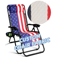 Tissu en maille de polyester tissé imperméable STARUNK pour chaises de patio, balançoires d'extérieur et chaises de jardin en maille Teslin