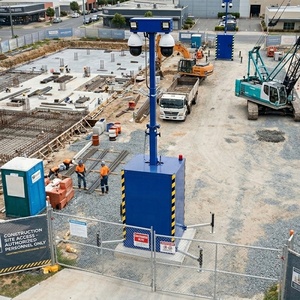Torre CCTV Compatta e Cubica a Rapido Montaggio sul Sito, con Palo da 6m Opzionale e Alimentazione Solare - Product Image 4