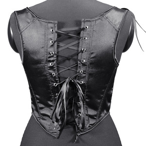 Femmes Bandage Corset Taille Satin Sexy Shapewear Overbust Bustier Tops Slim Outfit Ladies High Street Camisole - Product Image 2