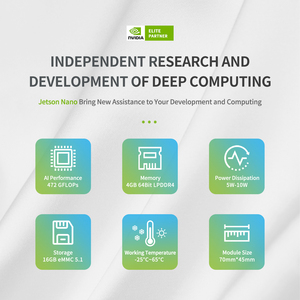 NVIDIA jetson Nano 4GB Core Board 472 gflops nhúng ai chip mô-đun điện tử và Bộ dụng cụ cho ai và trí tuệ nhân tạo - Product Image 3
