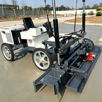 Machine de nivellement automatique du béton fiable avec système de vibration hydraulique pour les grands projets de sols en béton