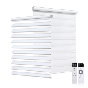 विंडो सजावट अंतर्निहित इलेक्ट्रिक मोटर तितली रिमोट कंट्रोल रिचार्जेबल ब्लैकआउट शेड्स - Product Image 1