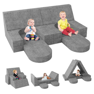 Ensemble de jeu éducatif modulaire en blocs souples pour enfants, canapé arbre, pour usage intérieur, à partir de 3 ans - Product Image 4