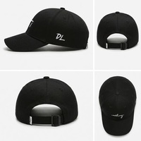 Casquette de baseball en coton personnalisée, 6 panneaux, logo brodé, streetwear, faible MOQ, fabrication en usine