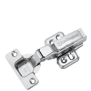 Charnière de meuble en acier inoxydable Unihopper de type H, à mortaise complète, avec fermeture amortie pour porte d'armoire - Product Image 2