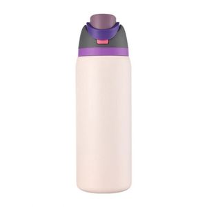 Gobelet isotherme portable en acier inoxydable Owa double paroi, idéal pour le sport et les activités de plein air, avec paille intégrée – Meilleure vente - Product Image 3