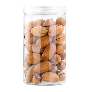 cosmetic jars 300ml 400ml 500ml 800ml 1000ml aluminum Pet clear container spice jars with lids plastic jars food grade