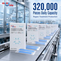 Bandes blanchissantes pour les dents Double White Factory Regesi Remineralization, saveur menthe, capacité de production de 320 000 pièces par jour