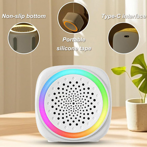Máquina de ruido <span class=keywords><strong>blanco</strong></span> recargable, 26 sonidos, ayuda portátil para dormir, luz nocturna para bebés, adultos, viajes, oficina, uso doméstico - Product Image 5