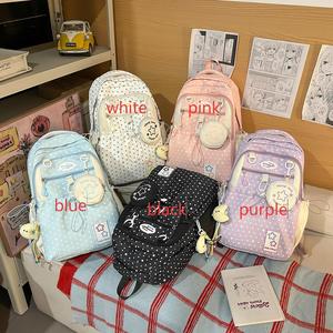 <span class=keywords><strong>Mochila</strong></span> <span class=keywords><strong>Escolar</strong></span> Antirrobo con Diseño de Cinnamoroll y <span class=keywords><strong>Kuromi</strong></span> para Niñas, con Puerto USB, Material Oxford, Estilo Melodías - Product Image 4