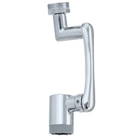 Aérateur de robinet rotatif à bras robotique pivotant, extension de robinet pivotante, aérateur de robinet extensible, pomme de douche extensible