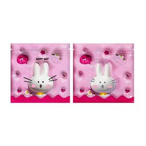 Sac auto-adhésif mignon de dessin animé, sac d'emballage créatif en plastique pour bonbons et friandises, sac de rangement esthétique pour pinces à cheveux et bijoux - Product Image 6