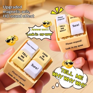 Answer Me Voice Porte-clés pendentif, bouton de clavier de décompression, lumineux magique, jouet unisexe pour enfants en plastique, à partir de 14 ans - Product Image 1