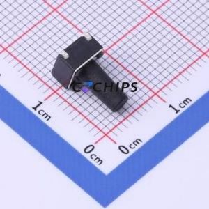 TS-1036U-A135B3-D2 Tactile Switch SMD-4P,6x6mm Switch Single Pole Single Throw Round Button 2.5N Vertical Mount - Product Image 1