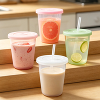 EKOK Gobelet d'apprentissage en silicone sans BPA pour bébé et tout-petit, 180 ml, faible MOQ, compatible lave-vaisselle et micro-ondes, réutilisable, prêt pour le voyage
