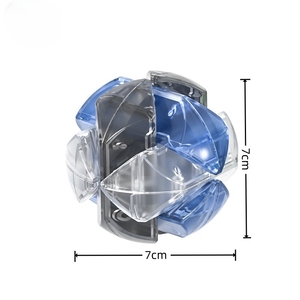 Puzzle en plastique 3D DIY pour adultes et enfants Jouets colorés Luban Lock <span class=keywords><strong>Kong</strong></span> <span class=keywords><strong>Ming</strong></span> Puzzle IQ Casse-tête Mini jeu de déverrouillage - Product Image 6