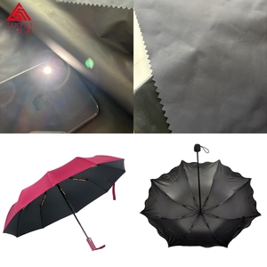 100% Lightproof Waterproof Outdoor <strong>Polyester</strong>/<strong>Nylon</strong> Taffeta Fabric with Full Shading Black PU <strong>Coated</strong> for Car Bag Tent Umbrella - Product Image 2