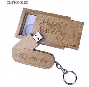 Clé USB en bois personnalisée, boîte USB, clé USB 4 Go, 8 Go, 16 Go, 32 Go, 64 Go - Product Image 5