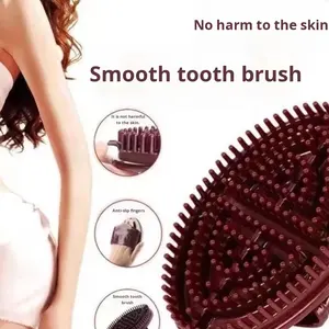 Capricorne cinq éléments corps Salon de beauté tête de grattage universelle brosse de thérapie minceur jambe brosse brosses de bain épurateurs - Product Image 4