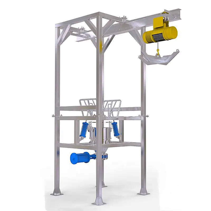 Bulk jumbo FIBC big bag unloader