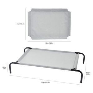 Cama grande de Metal para perro, nido de Mascota, cama lavable de tela transpirable elevada para perros, venta al por mayor - Product Image 5
