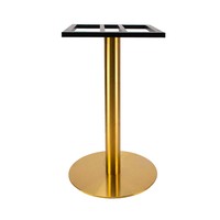 Pied de table en fonte de style moderne, cadre en laiton doré et acier inoxydable brossé pour cuisine, hôtel, salon extérieur, meubles