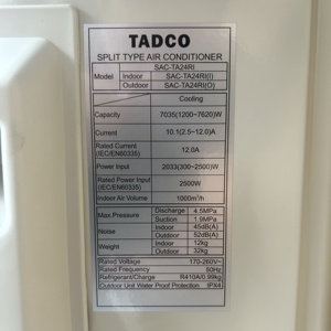 Aire acondicionado montado en la pared con inversor de 24000 BTU 220V 50Hz Aire acondicionado dividido de ahorro de energía con calefacción y refrigeración - Product Image 5
