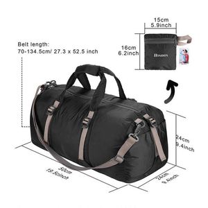 Bolsa de Viaje Plegable de Poliéster 600D Impermeable de Alta Calidad, Bolsa de Viaje Ligera y Plegable, Bolsa de Lona Inteligente - Product Image 4