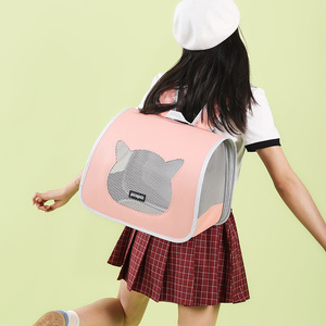 Factory direct supply of cat bags, pet bags, portable handbags, <b>backpacks</b>, comfortable, breathable, spacious, <b>large</b> capacity - Product Image 1